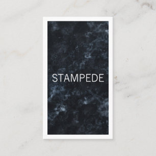 Carte De Visite Élégant Chic Marbre Noir Blanc Minimaliste