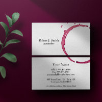 Elégant chic vin rouge tache sommelier