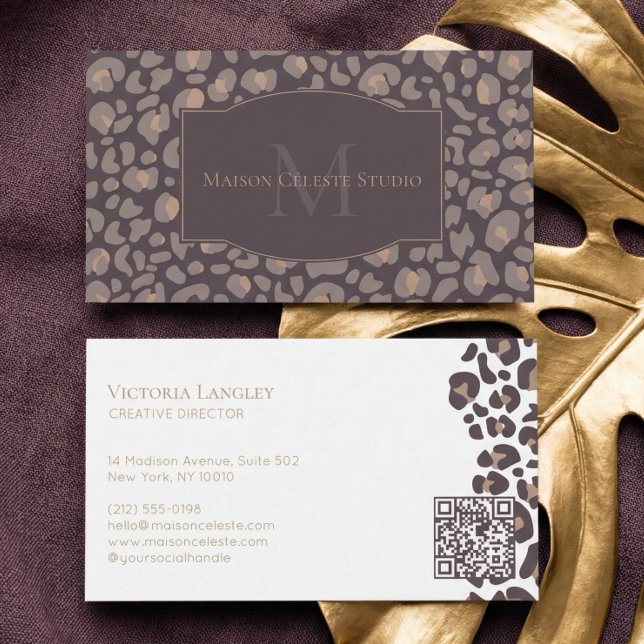 Carte De Visite Elegant Couture Cheetah Leopard Print Luxury Brand (Elegant Couture Cheetah Leopard Print Luxury Brand Business Card)