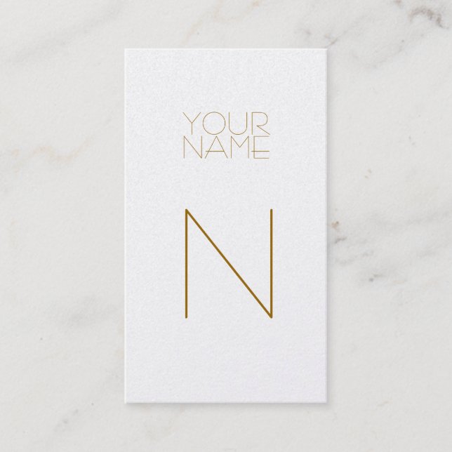 Carte De Visite Élégant de la mode de Groupon (Devant)