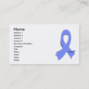 Carte de visite élégant de ruban de Cancer oesop