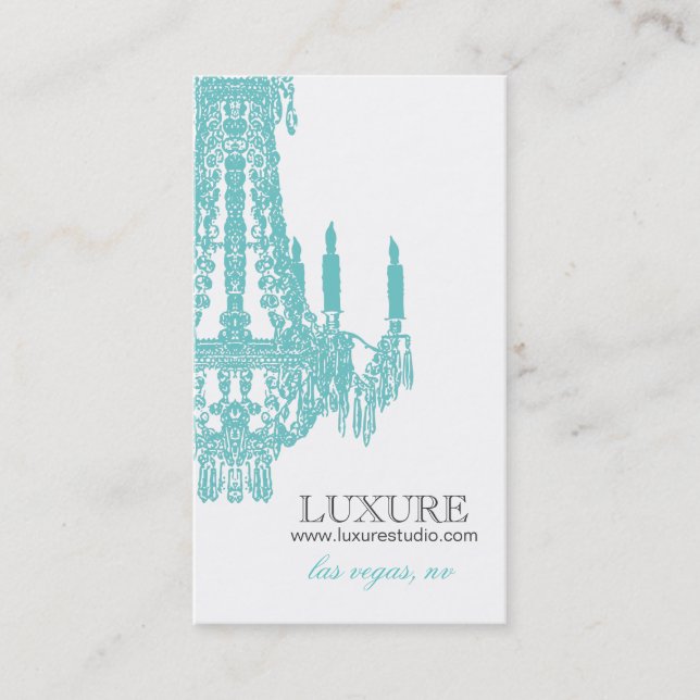 Carte de visite élégant de spa et de salon (Devant)