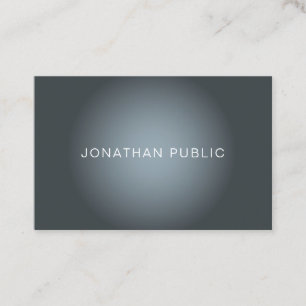 Carte De Visite Elégant design moderne tendance Plaine professionn