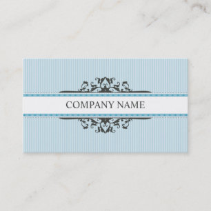 CARTE DE VISITE élégant divin vintage gris bleu