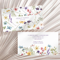 Élégant Fleur sauvage Fleur sauvage Floral Custom
