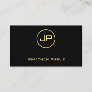Carte De Visite Elégant Glam Gold Look Moderne Premium Luxe épai