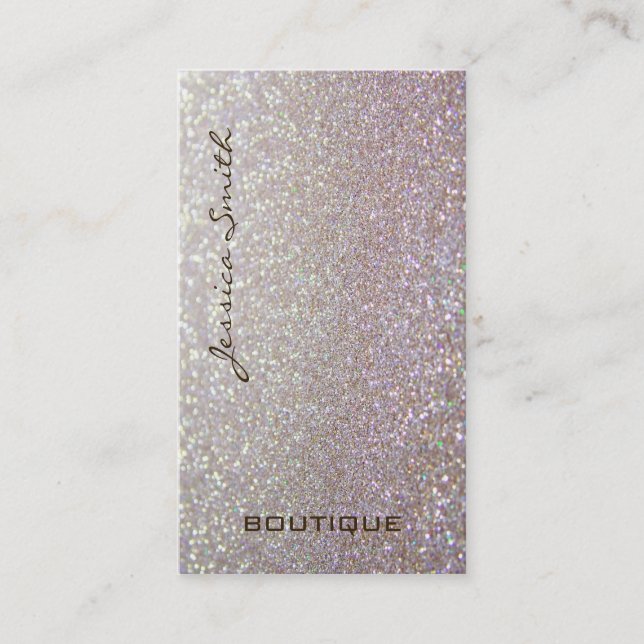 Carte De Visite Élégant glamour proffésien (Devant)