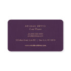 Elegant Gold Circles Purple Event Planner