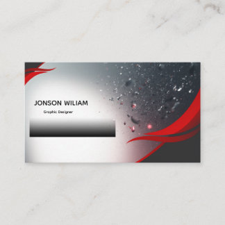 Carte De Visite Elegant Graphic Designer Business Card | Custom