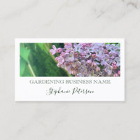 Élégant Lilac Classy Custom Photo Green Gardener