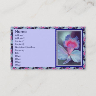 Carte De Visite Élégant Lilium