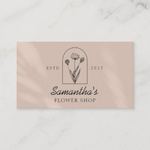 Carte De Visite Élégant logo artisanal en ligne - logo d'art