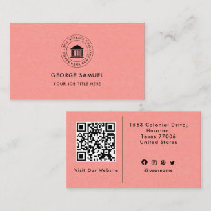 Carte De Visite Élégant Logo Personnalisé Moderne Minimaliste Simp