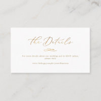 Elegant Luxe Calligraphie Faux Gold Détails du Mar