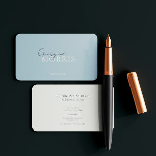 Carte De Visite Élégant Luxe élégant professionnel de calligraphie