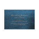 Élégant luxe en cuir bleu cuivre or monogramme