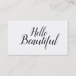 Carte De Visite Elégant maquillage moderne tendance Artiste / Hair