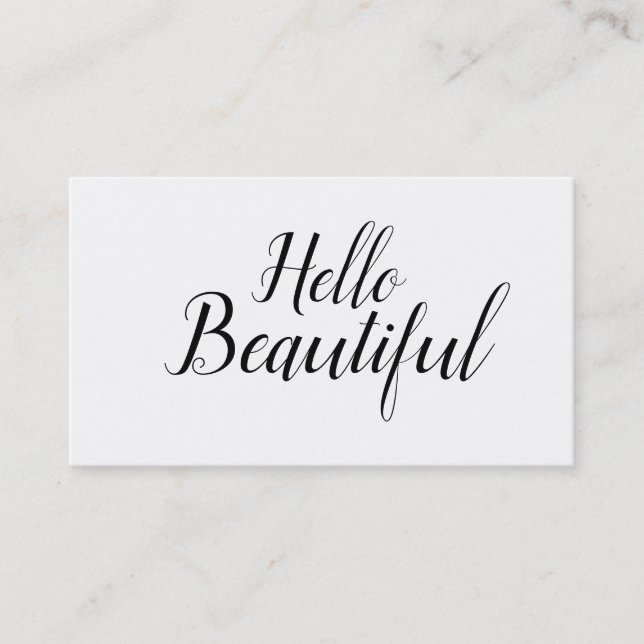 Carte De Visite Elégant maquillage moderne tendance Artiste / Hair (Devant)