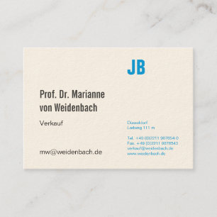 Carte De Visite Élégant maximal