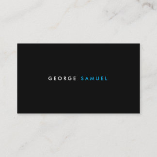 Carte De Visite Elegant Minimal Business Branding