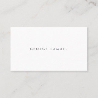 Carte De Visite Elegant Minimal Business Branding
