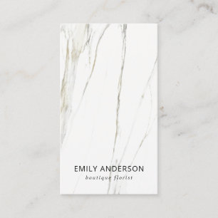 CARTE DE VISITE ÉLÉGANT MINIMAL CHIC MARBRE TEXTURE PROFESSIONNEL