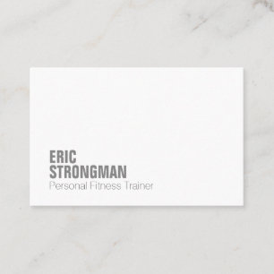 Carte De Visite Élégant minimal moderne