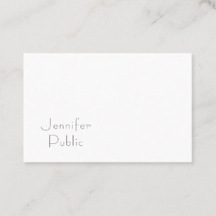 Carte De Visite Élégant minimaliste Modèle professionnel modern