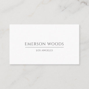 Carte De Visite Élégant minimaliste moderne professionnel