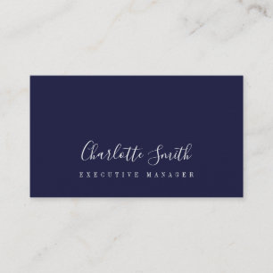 Carte De Visite Élégant minimaliste professionnel classique