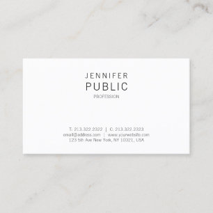 Carte De Visite Élégant minimaliste professionnel moderne élégant