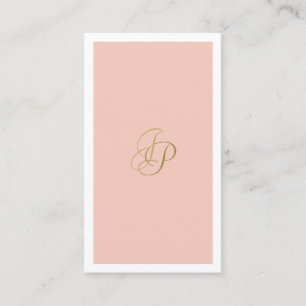 Carte De Visite Élégant Modèle branché Monogramme