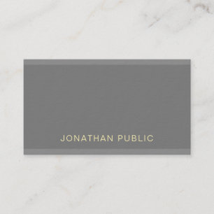 Carte De Visite Élégant Moderne Charmant Professionnel Simple Luxe