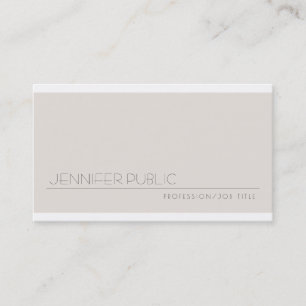 Carte De Visite Élégant moderne Creative Professionnel Artiste