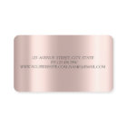 Élégant Moderne Luxueux Rose Gold Diamants Lotus
