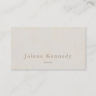 Carte De Visite Élégant moderne minimal neutre texturé