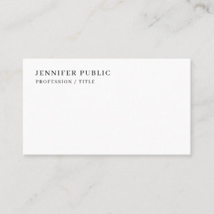 Carte De Visite Élégant Moderne Simple Professionnel Connectez-Vou