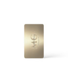 Élégant Monogramme moderne Professional Faux Gold