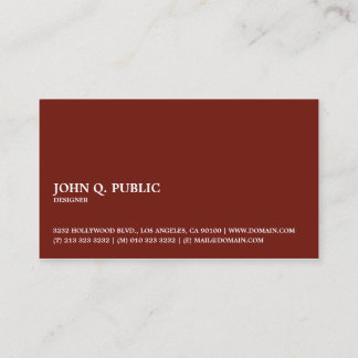 Carte De Visite Élégant monogramme professionnel