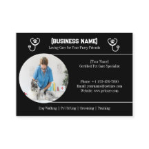 Elégant noir avec photo personnalisable soins pour