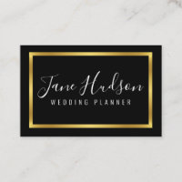 Élégant Or et Noir Simple Minimaliste Modifiable