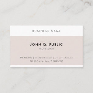 Carte De Visite Élégant Personnalisé Moderne Minimaliste Professio