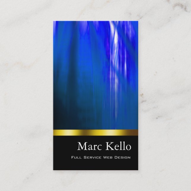 Carte de visite élégant (polyvalent) - "Lumina 2" (Devant)