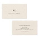 Elegant Professional Simple Monogram Minimalist