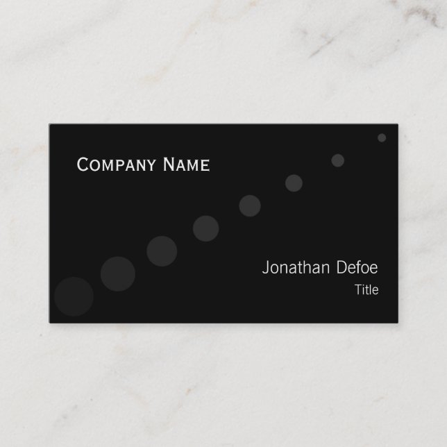 Carte De Visite Élégant| Professionnel (Devant)
