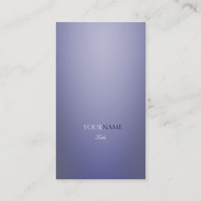 Carte De Visite Élégant professionnel (Devant)