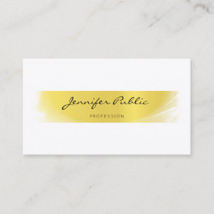 Carte De Visite Élégant Professionnel Calligraphié Tendance Luxe O