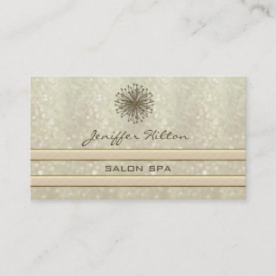 Carte De Visite Élégant professionnel chic dandelion