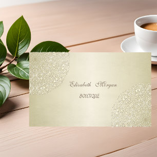 Carte De Visite Élégant Professionnel, Dentelle