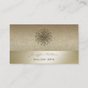 Carte De Visite élégant professionnel élégant dandelion vieux look